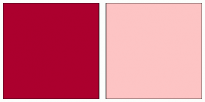 Color Scheme with #AC002E #FDC4C4
