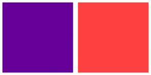 Color Scheme with #660099 #FF4040